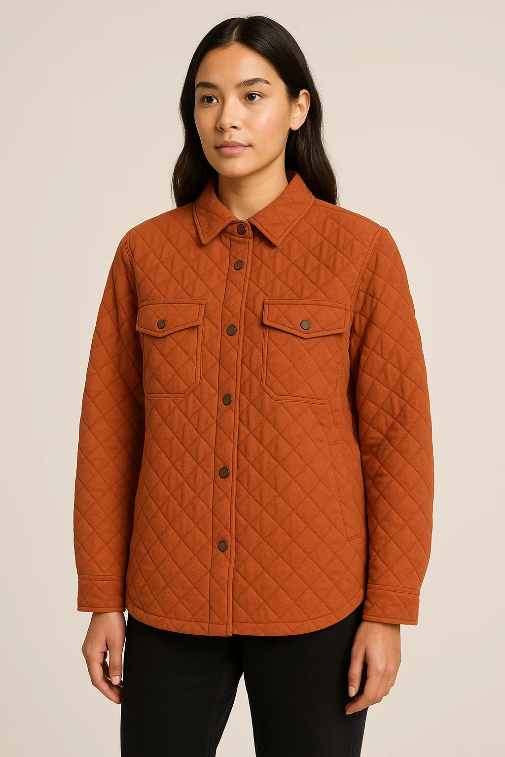 Nova | Quilted Shirt Jacket